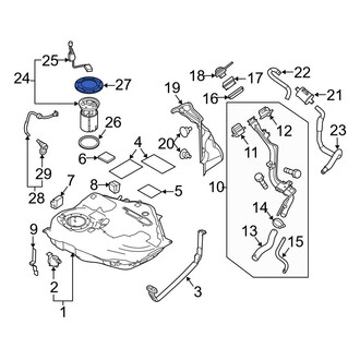 Mazda OE - Fuel Tank Lock Ring