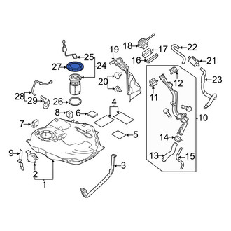 Mazda OE - Fuel Tank Lock Ring