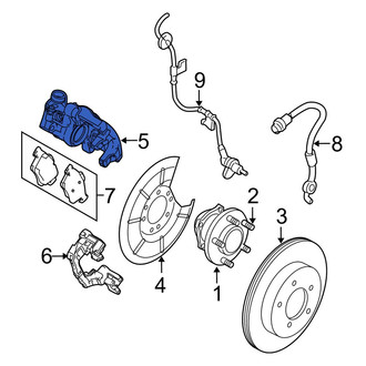 Mazda OE - Rear Left Disc Brake Caliper
