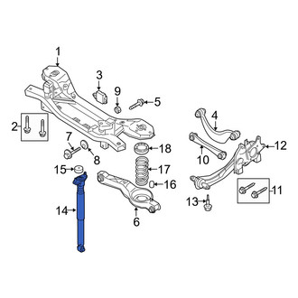 Mazda OE - Rear Suspension Shock Absorber