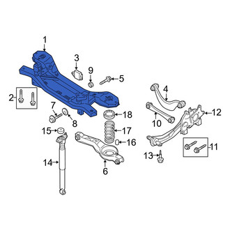 Mazda OE - Rear Suspension Subframe Crossmember
