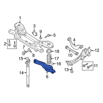Mazda OE - Front Right Suspension Control Arm