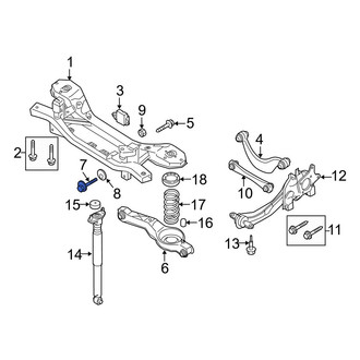 Mazda OE - Alignment Camber Adjusting Eccentric Bolt