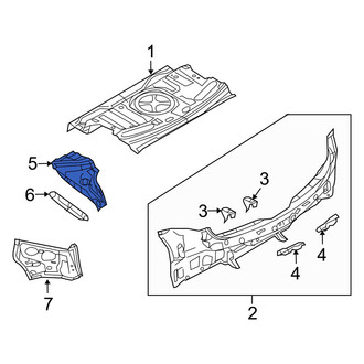 Mazda OE - Rear Left Quarter Panel Gutter