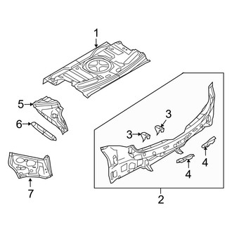 Mazda OE - Rear Body & Floor - Rear Body (i / S Sedan)