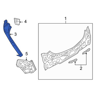 Mazda OE - Right Body D-Pillar