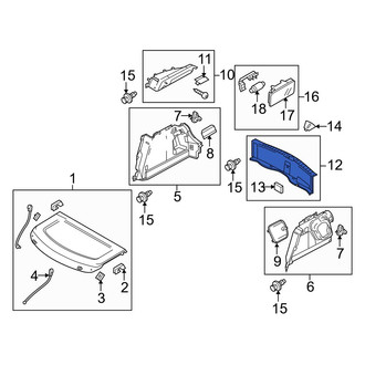 Mazda OE - Rear Liftgate Trim Scuff Plate