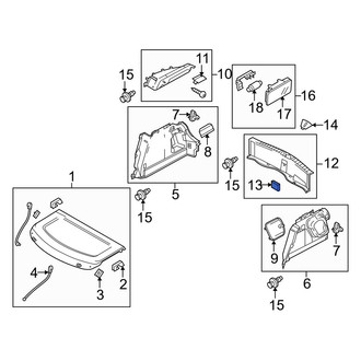 Mazda OE - Liftgate Trim Scuff Plate Cap