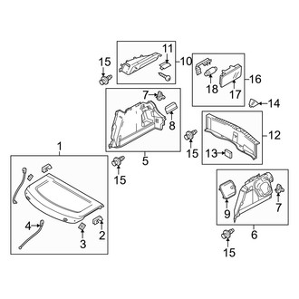 Mazda OE - Rear Body & Floor - Interior Trim (i / Mazdaspeed / S Hatchback)