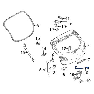 Mazda OE - Rear Liftgate Ajar Indicator Switch