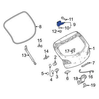 Mazda OE - Rear Liftgate Hinge