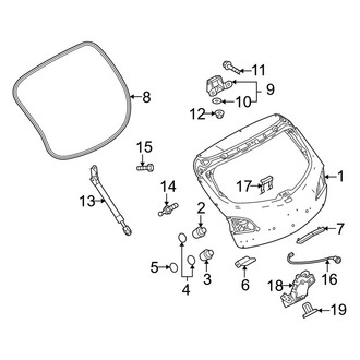 Mazda OE - Lift Gate - Gate & Hardware (Hatchback)