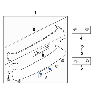 Mazda OE - Spoiler Seal