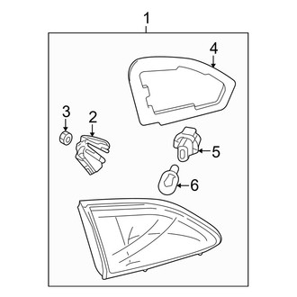 Mazda OE - Rear Lamps - Backup Lamps (i / S Sedan)