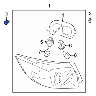 Mazda OE - Tail Light Grommet