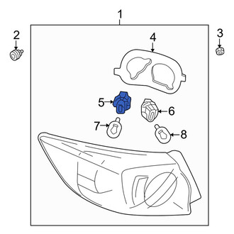 Mazda OE - Rear Tail Light Socket