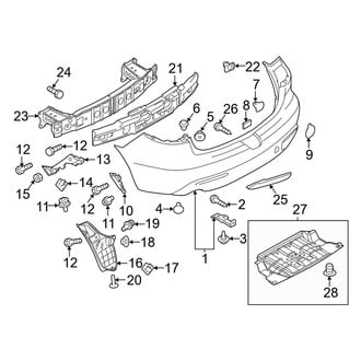 Mazda OE - Rear Bumper - Bumper & Components (Sedan)