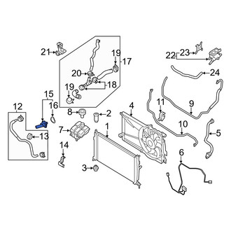Mazda OE - Engine Coolant Thermostat Kit