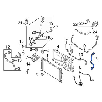 Mazda OE - Engine Coolant Overflow Hose