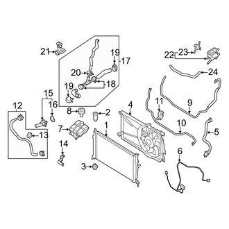 Mazda OE - Cooling - Radiator & Components