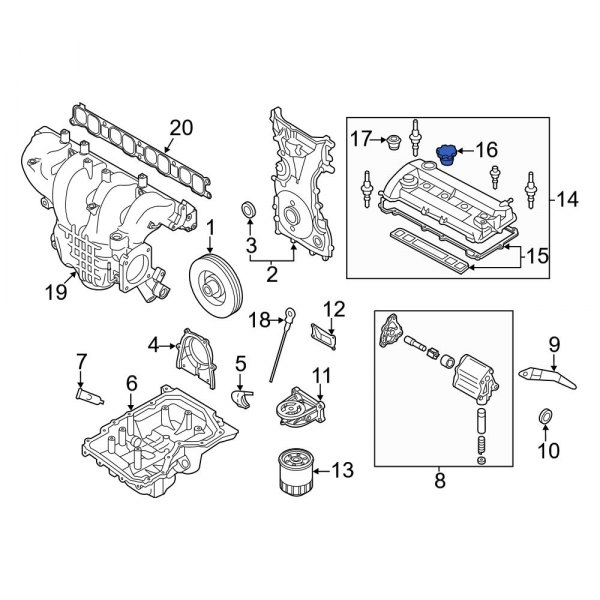 Engine Oil Filler Cap