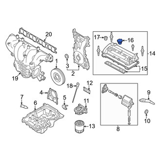 Mazda OE - Engine Oil Filler Cap