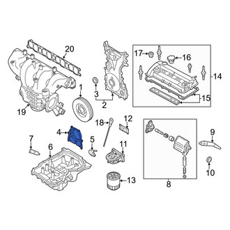 Mazda OE - Front Engine Timing Cover