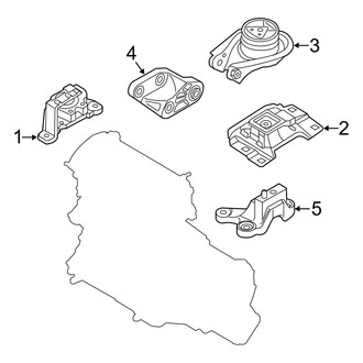 Mazda OE - Engine / Transaxle - Engine & Transmission Mounting (2.3L)
