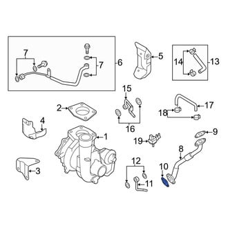 Mazda OE - Turbocharger Oil Line Gasket