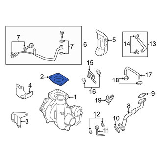 Mazda OE - Turbocharger Gasket