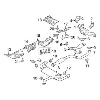 Mazda OE - Exhaust System - Exhaust Components