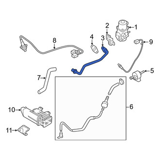 Mazda OE - Exhaust Gas Recirculation (EGR) Tube