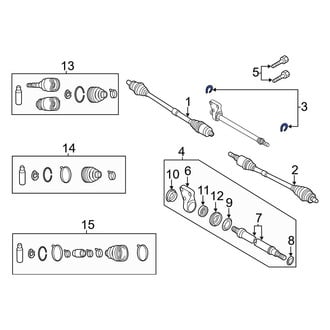 Mazda OE - CV Axle Shaft C-Clip