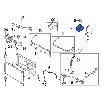 Mazda OE - Engine Coolant Reservoir