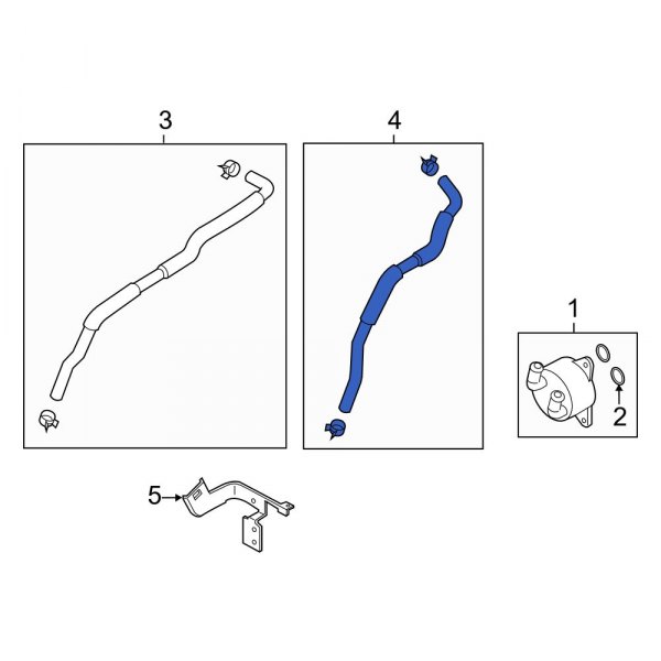 Automatic Transmission Oil Cooler Hose