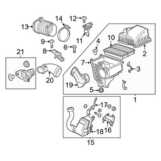 Mazda OE - Engine / Transaxle - Air Intake (With SkyActiv)
