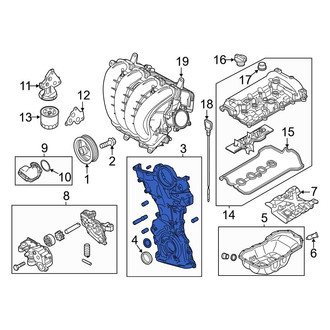 Mazda OE - Front Engine Timing Cover