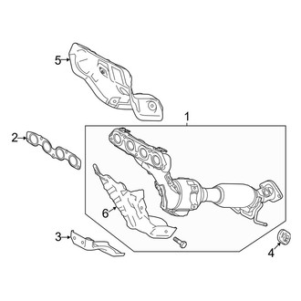 Mazda OE - Exhaust System - Manifold (With SkyActiv)