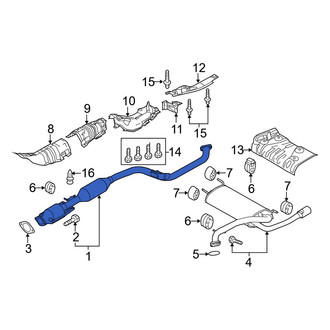 Mazda OE - Rear Catalytic Converter
