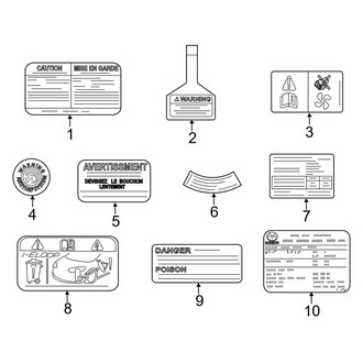 Mazda OE - Information Labels - Labels