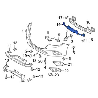 Mazda OE - Front Bumper Impact Absorber