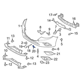 Mazda OE - Front Right Jack Plug Cover