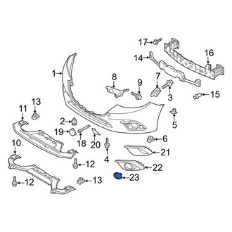 Mazda OE - Front Left Fog Light Housing