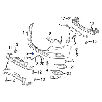 Mazda OE - Bumper Cover Retainer