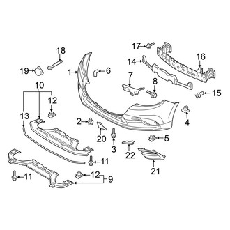 Mazda OE - Front Bumper - Bumper & Components (Japan Built)