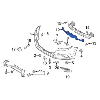 Mazda OE - Front Bumper Impact Absorber