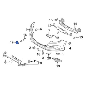 Mazda OE - Front Tow Hook Cover