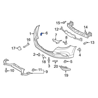 Mazda OE - Bumper Seal