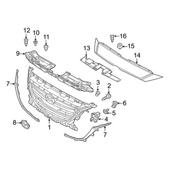 Mazda OE - Grille & Components