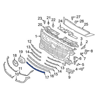 Mazda OE - Front Lower Grille Molding